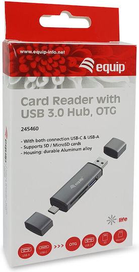 Equip Card Reader USB 3.0 Type-C για SD
