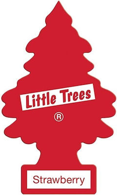 Little Trees Car Air Freshener Tab Pendand Strawberry