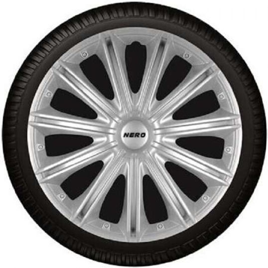 Autoline Σετ Τάσια Αυτοκινήτου Argo Nero 16" 4τμχ Ασημί