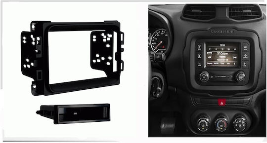 DIN Fascia Panels 2 Din for Jeep Cherokee / Renegade Lexus LX 2015-2017