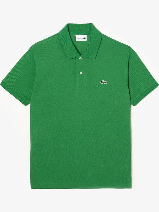 Lacoste Polo Μπλούζα Κοντομάνικη Πράσινη