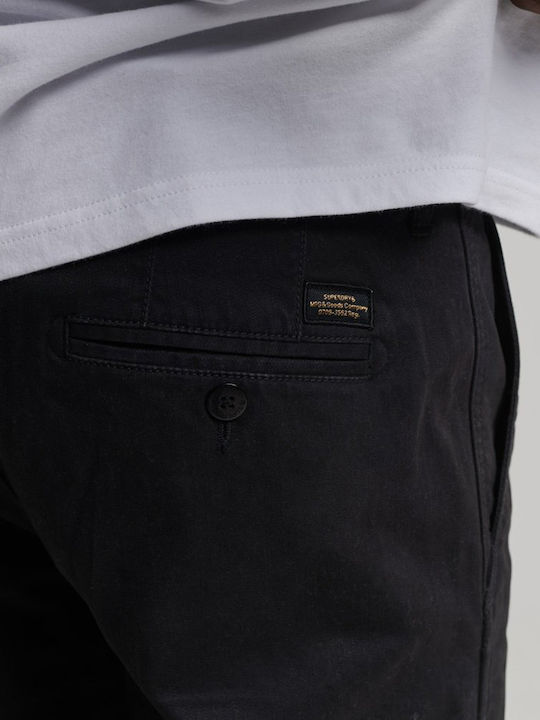 Officers Trousers Chino in Slim Fit Jet Black