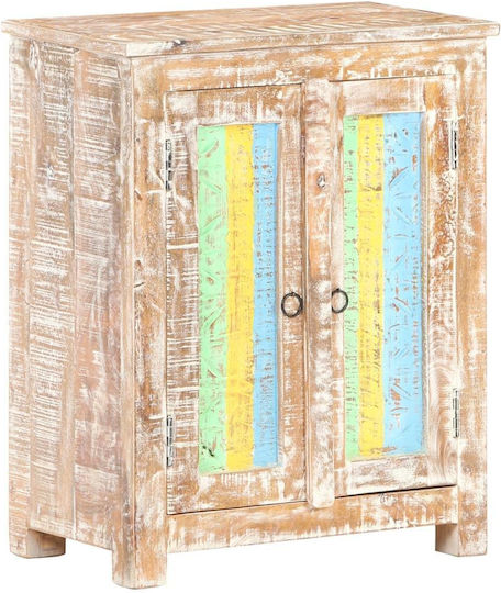 Wooden Buffet Multicolor L61xW35xH76cm