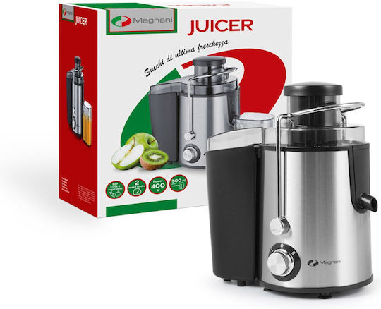 Magnani 8720195386759 Αποχυμωτής 400W Inox Ασημί