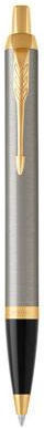 Parker IM Pen Rollerball Silver Brushed Metal BL M Blue