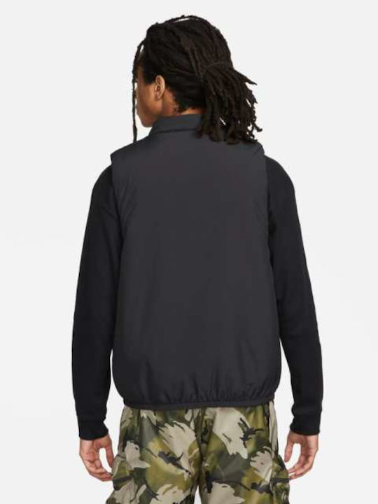 Nike Therma-FIT Αθλητικό Μπουφάν Μαύρο
