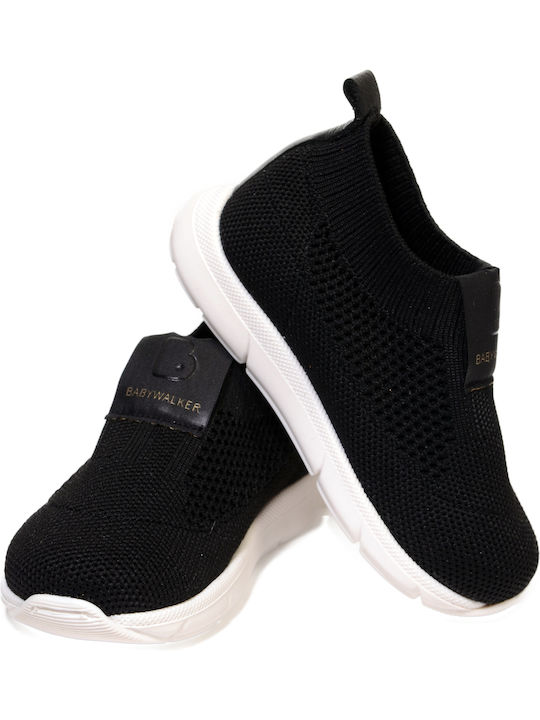 Babywalker Black Baptism Sneakers
