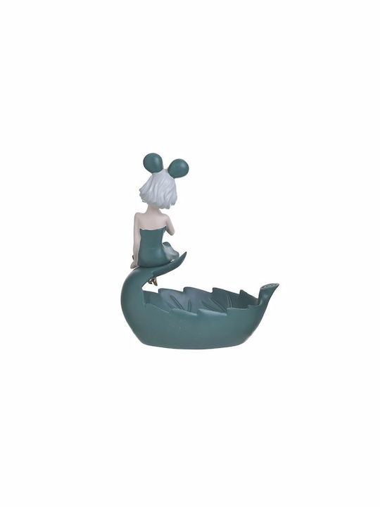 Click Resin Bol Decorativ Ceramică Verde 23x16x29cm 1buc Click Resin Bol Decorativ Ceramică Verde 23x16x29cm 1buc