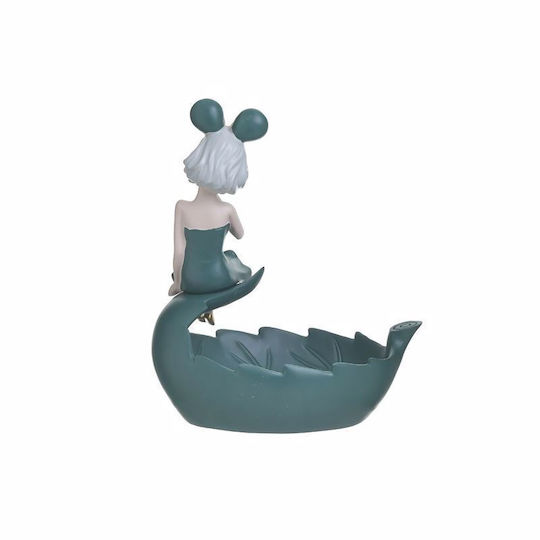 Click Resin Bol Decorativ Ceramică Verde 23x16x29cm 1buc Click Resin Bol Decorativ Ceramică Verde 23x16x29cm 1buc