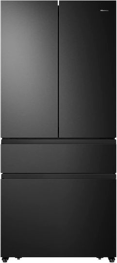 Hisense Side-by-Side Refrigerator 480lt Total NoFrost H181.7xW79.4xD70.6cm Black RF540N4SBF2