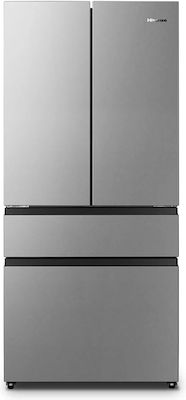 Hisense RF540N4SBI2 Ψυγείο Ντουλάπα Total NoFrost Υ181.7xΠ79.4xΒ70.6εκ. Inox