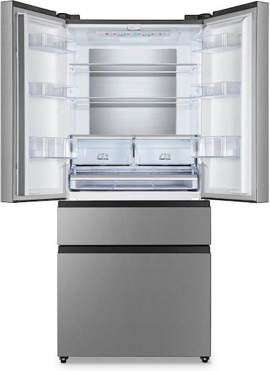 Hisense Хладилник Гардероб 480лт В181.7xШ79.4xД70.6см. Inox RF540N4SBI2