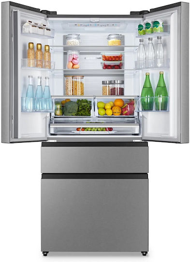 Hisense Хладилник Гардероб 480лт В181.7xШ79.4xД70.6см. Inox RF540N4SBI2