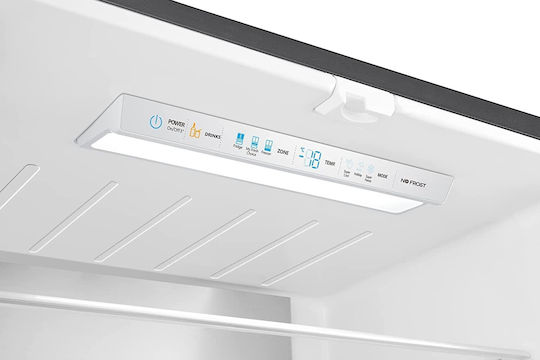 Hisense Side-by-Side Refrigerator 480lt Total NoFrost H181.7xW79.4xD70.6cm Black RF540N4SBF2