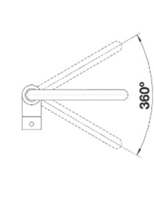 Blanco Mili Kitchen Faucet Counter Soft White