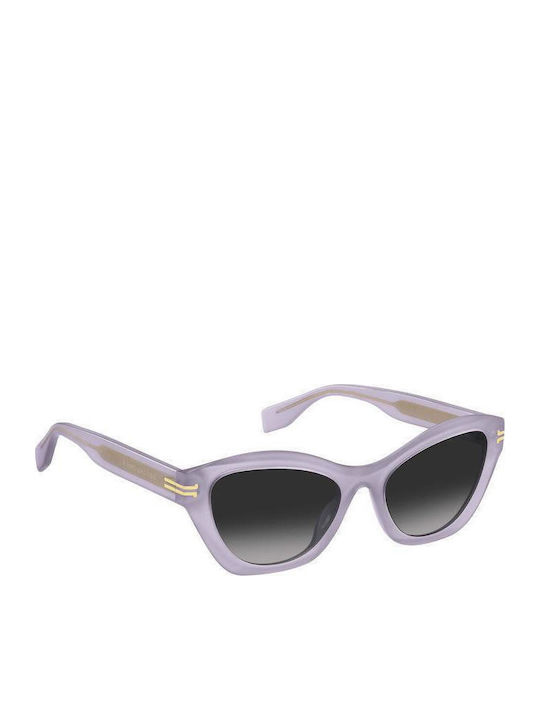 Marc Jacobs Sunglasses Purple with Acetate Frame & Gray Lens