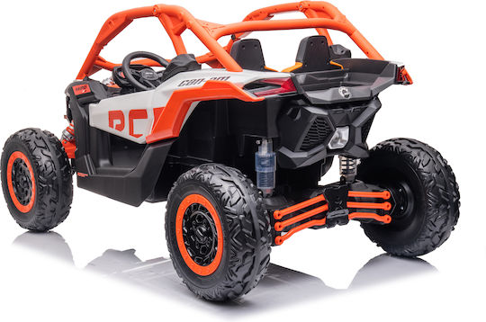 Can Am Maverick UTV Buggy Διθέσιο με Τηλεκοντρόλ Τύπου 24 Volt Πορτοκαλί