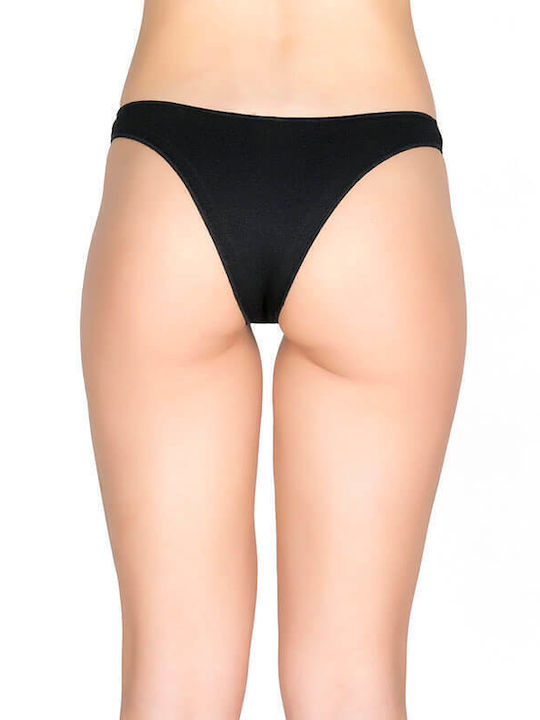 A.A UNDERWEAR Cotton Women's Slip Black