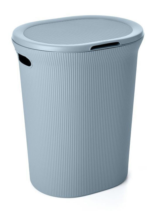 Tatay Baobab Coș De Rufe Din Plastic 40l Cu Capac 41x33x50cm Albastru