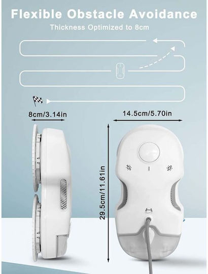 Xiaomi HUTTC6 Fenstersauger Roboter Batterie Weiß
