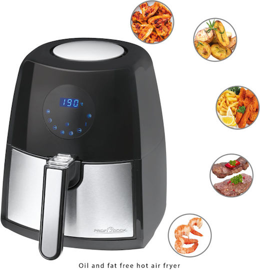 Profi Cook Air Fryer 2.5lt Μαύρο PC-FR 1147 H