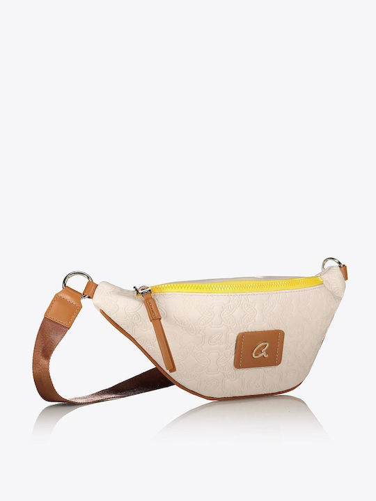 Frauen Bum Bag Gürtel Beige 1021-0036-004