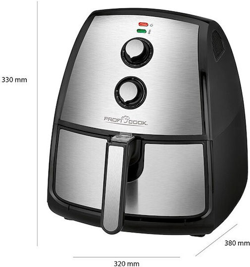 Profi Cook Friteuză cu aer 3.5lt Argintiu PC-FR 1115 H