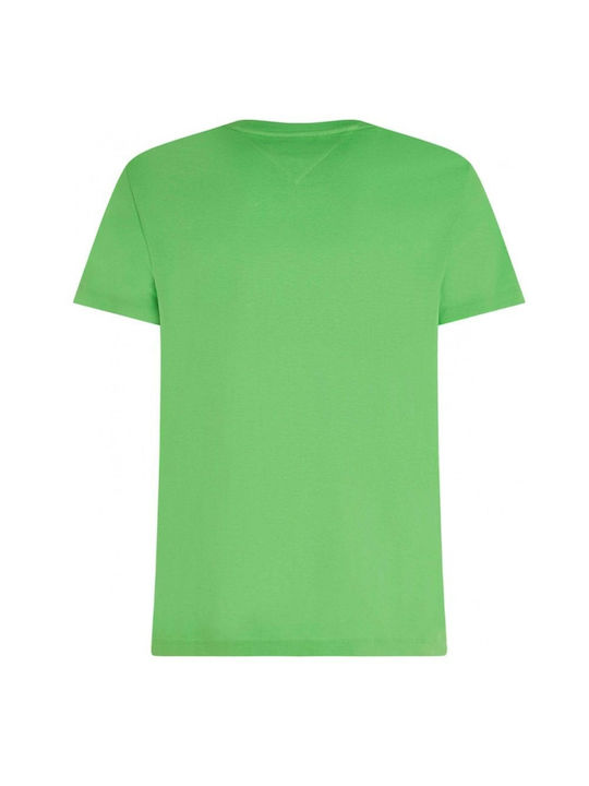 Tommy Hilfiger Herren T-Shirt Kurzarm Grün