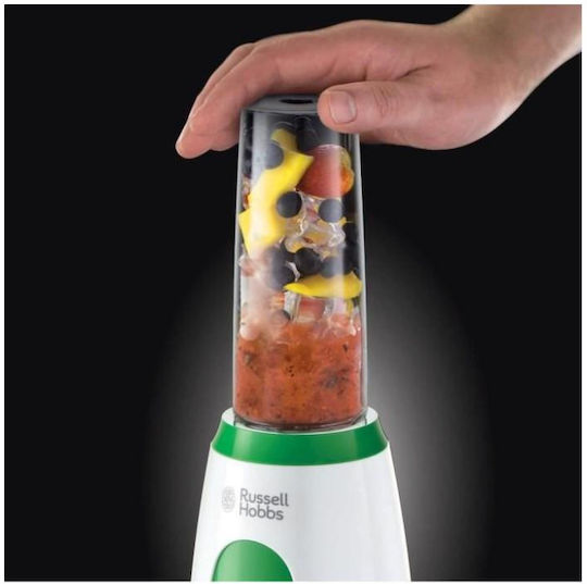 Russell Hobbs Explore Mix &Go Cool Blender with Tritan Jug 600 ml 300W White