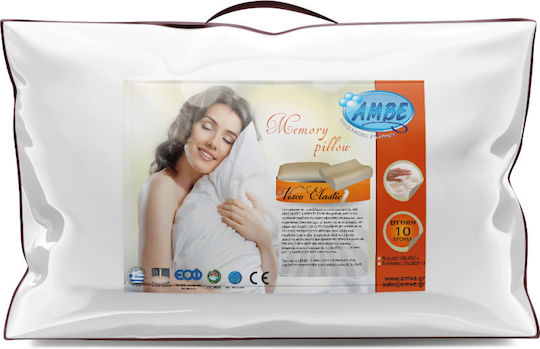 Amve A40 Visco Elastic-Memory Foam Μαξιλάρι Ύπνου Memory Foam Ανατομικό 41x51x10.5cm