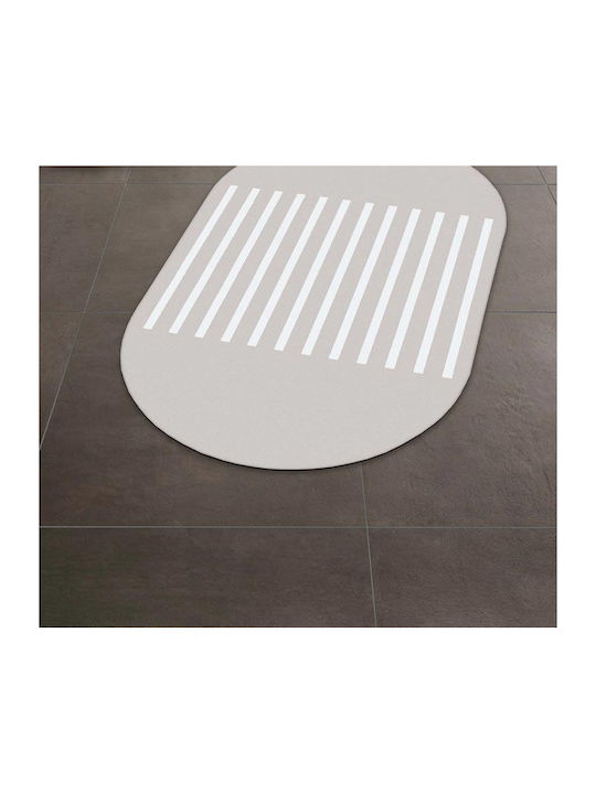 Kleine Wolke Covoraș de Baie Oval Surf 9175158207 Gri 50x80buc