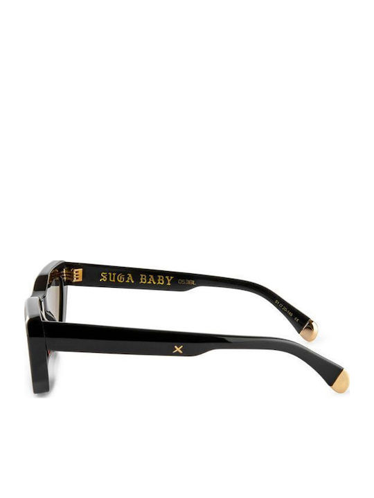 Oscar & Frank Suga Baby Women's Sunglasses with Plastic Frame Gloss Black