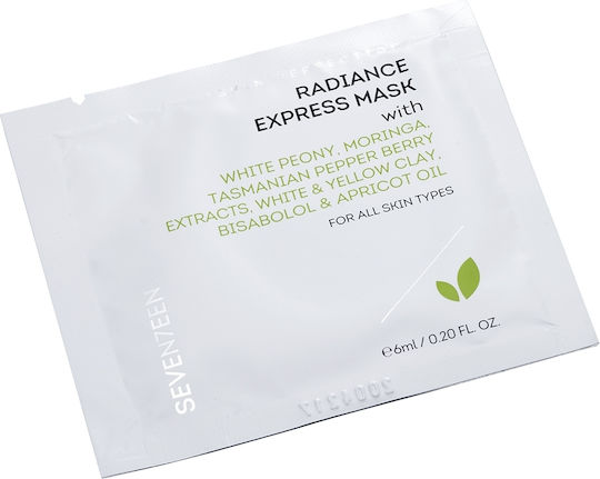 Seventeen Radiance Express Face Brightening Mask with Clay 2pcs