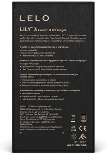 Lelo Lily 3 Mini Κλειτοριδικός Δονητής Personal Massager 7.4cm Polar Green