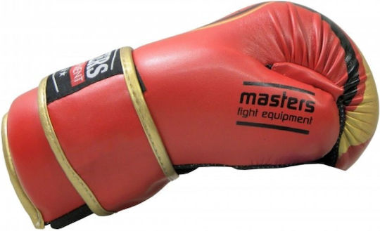 Sport Masters Boxhandschuhe für Kampf Rot