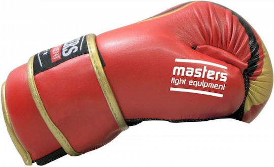 Sport Masters Boxhandschuhe für Kampf Rot