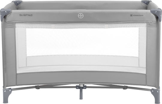 Kikka Boo So Gifted Παρκοκρέβατο 2 Επιπέδων με Στρώμα Γκρι 124x64cm