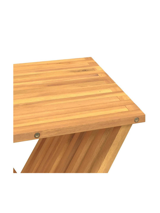 Дървено Външно Табуретче 40x32.5x70см