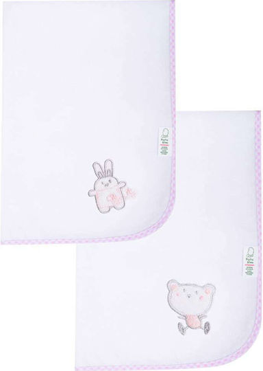 Figlio Bino Stars Водоустойчива Подложка Розов 40x60см.