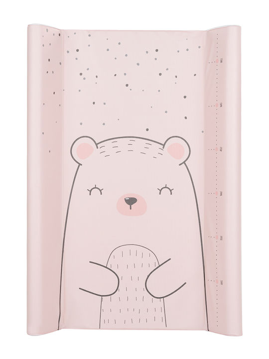 Kikka Boo Harte Wickelauflage Bear Me aus Kunststoff Rosa 50x70cm