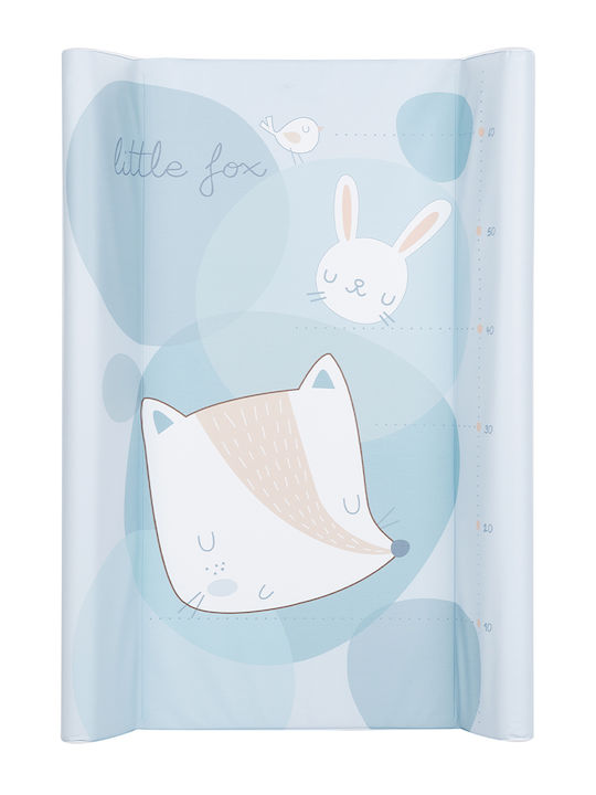 Kikka Boo Weiche Wickelauflage Little Fox aus Kunststoff Blau für Bett 50x80cm