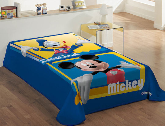 Disney Velvet Blanket Disney Mickey & Donald 160x220cm
