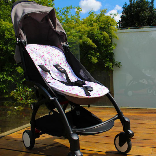 Minene Stroller Seat Liner Double Sided Dots 35x75cm Blue