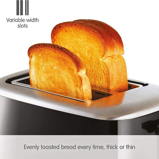 Morphy Richards 222064 Toaster 2 Schlitze 800W Schwarz