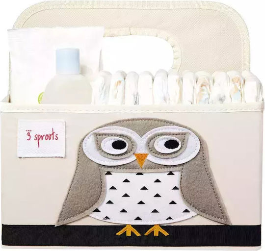 3 Sprouts Βρεφικό Καλάθι Καλλυντικών Owl Μωβ 3 Sprouts Βρεφικό Καλάθι Καλλυντικών Owl Μωβ