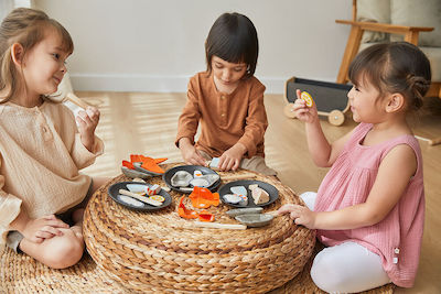 Plan Toys Kochspielzeug / Küchenutensilien Fishes Platter für 2+ Jahre