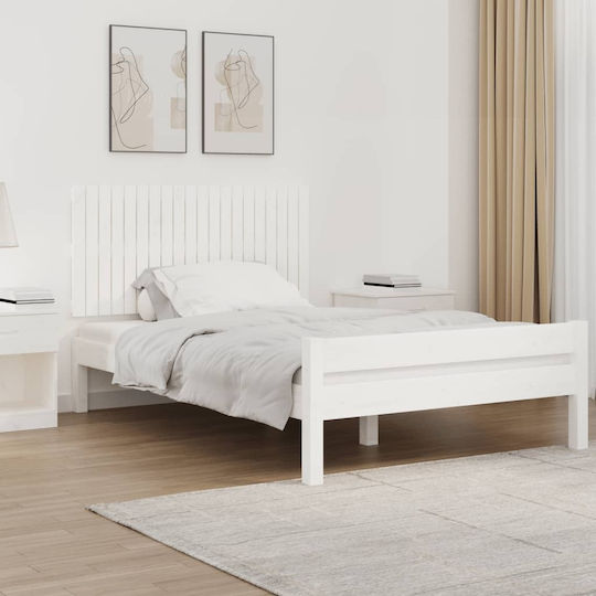 vidaXL Wooden Bed Headboard White 127.5x60cm