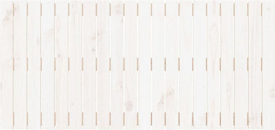 vidaXL Wooden Bed Headboard White 127.5x60cm