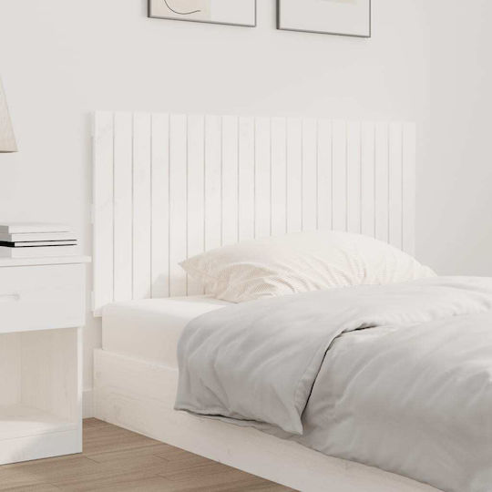 vidaXL Wooden Bed Headboard White 127.5x60cm