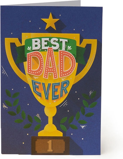 Best Dad Ever Greeting Card 17x11.5cm